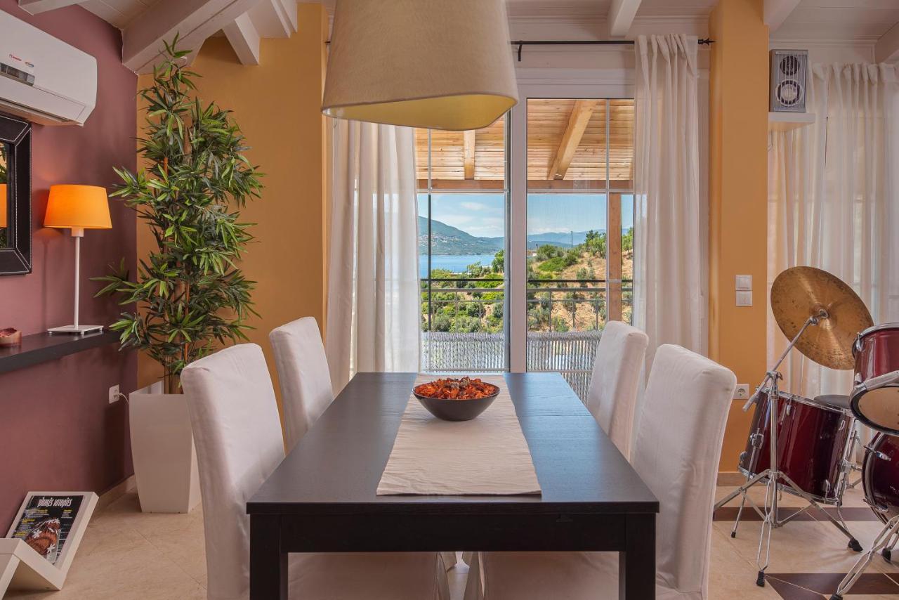 Villa Panoramic View!Penthouse 120Qm Of Sea & Mountain Loutra Edipsou  Exterior foto